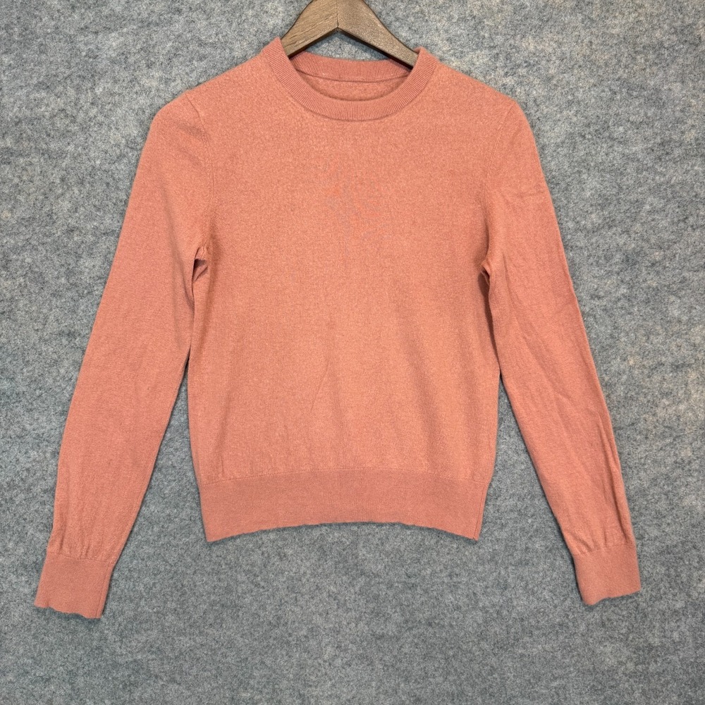 ZIMMERMANN 100% Cashmere Sweater Womens Small Crewneck Luxury Designer Knit Rose